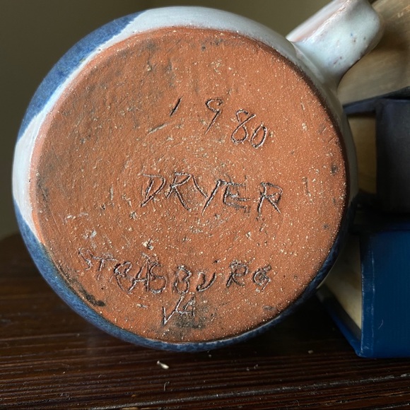 SOLD - Vintage 80s Pottery Mug - Picture 7 of 7